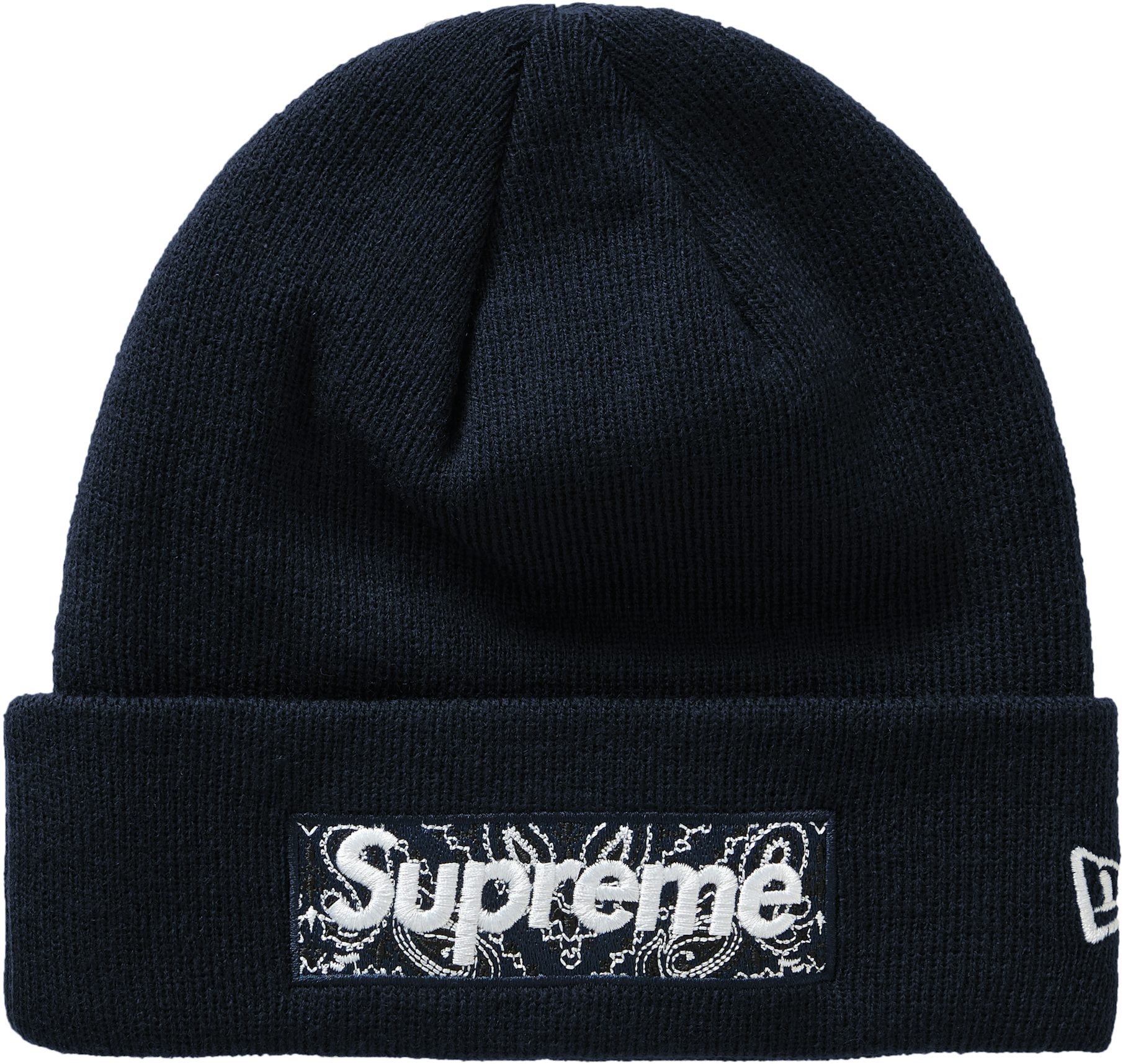 Supreme New Era Box Logo Beanie (FW19) Light Blue