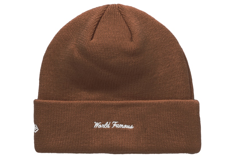 安い本物保証Supreme boxlogo beanie brown 茶黒セット 新品未使用 帽子