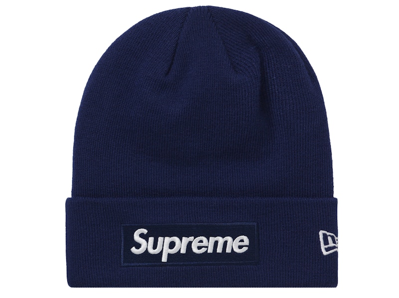 Supreme New Era Box Logo Beanie (FW21) Washed Navy - FW21 - GB