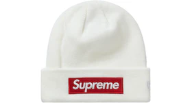 Supreme New Era Box Logo Beanie (FW21) White