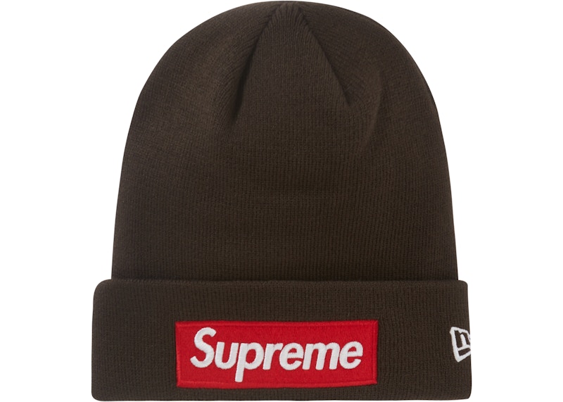 22F/W Supreme×New Era Box Logo beanie - ニットキャップ/ビーニー