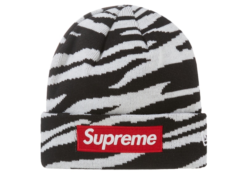 贅沢 ニットキャップ/ビーニー supreme newEra Beanie zebra ニット 