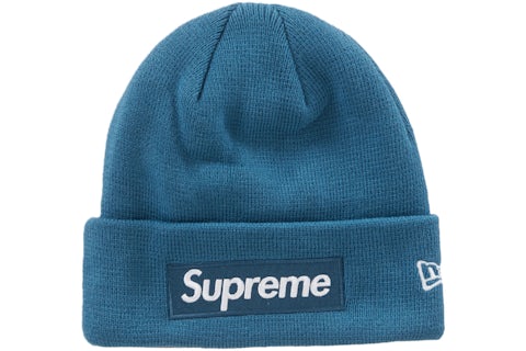 Supreme New Era Box Logo Beanie (FW23) Blue FW23 US