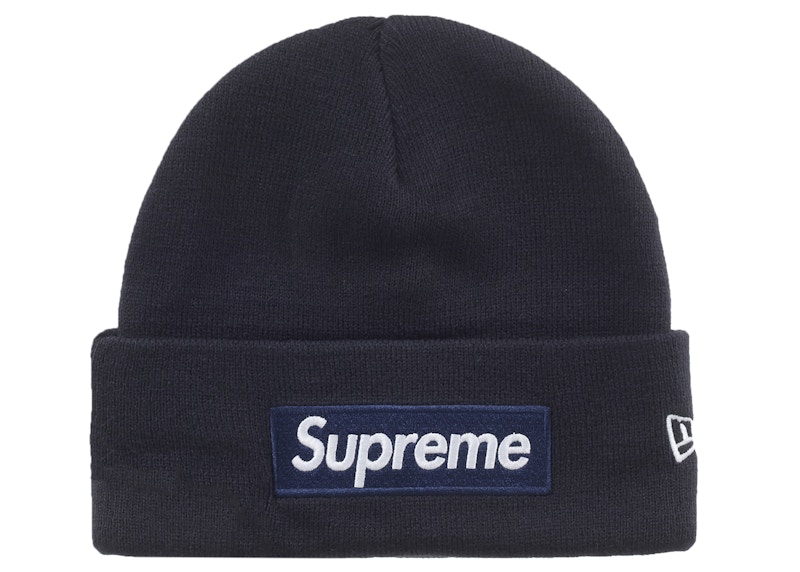 Supreme New Era Box Logo Beanie ネイビー フリー Supreme New Era Box Logo Beanie (FW25) Navy - FW25 - US