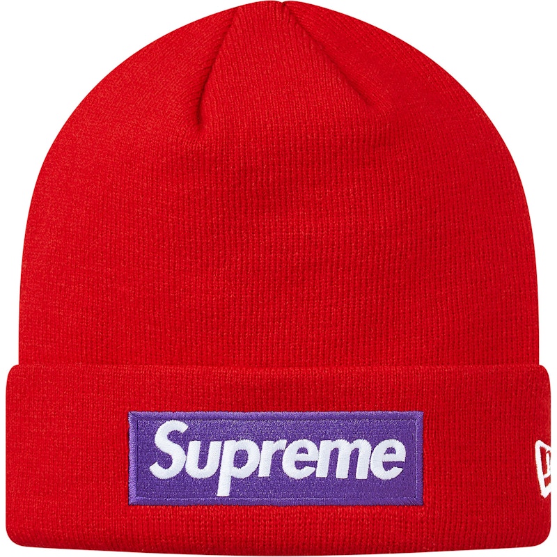 Supreme New Era Box Logo Beanie (FW18) Red - FW18 - US