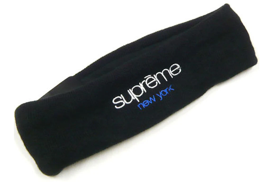 Supreme New Era Classic Logo Headband Black