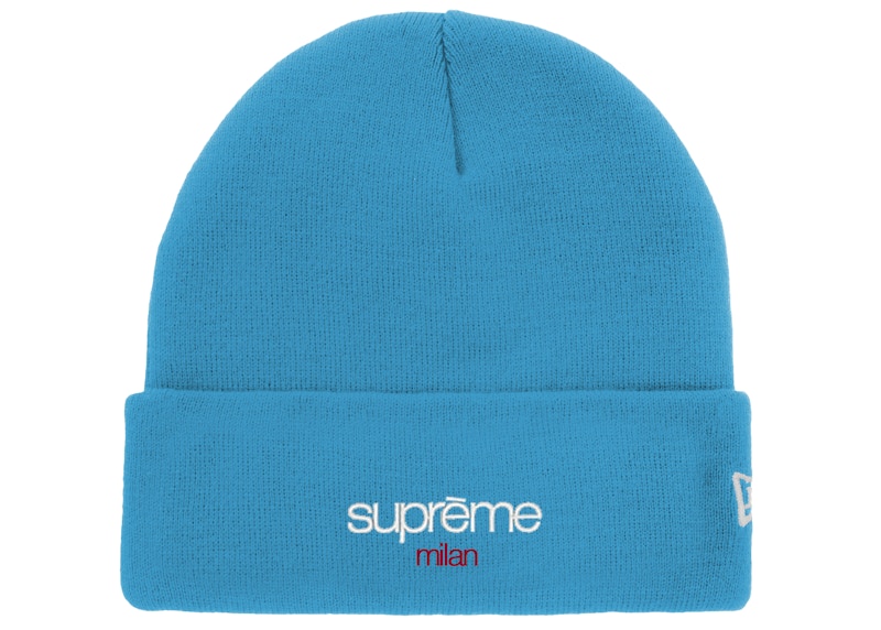 Supreme New Era Classic Logo Shop Beanie Light Blue - FW25 - JP