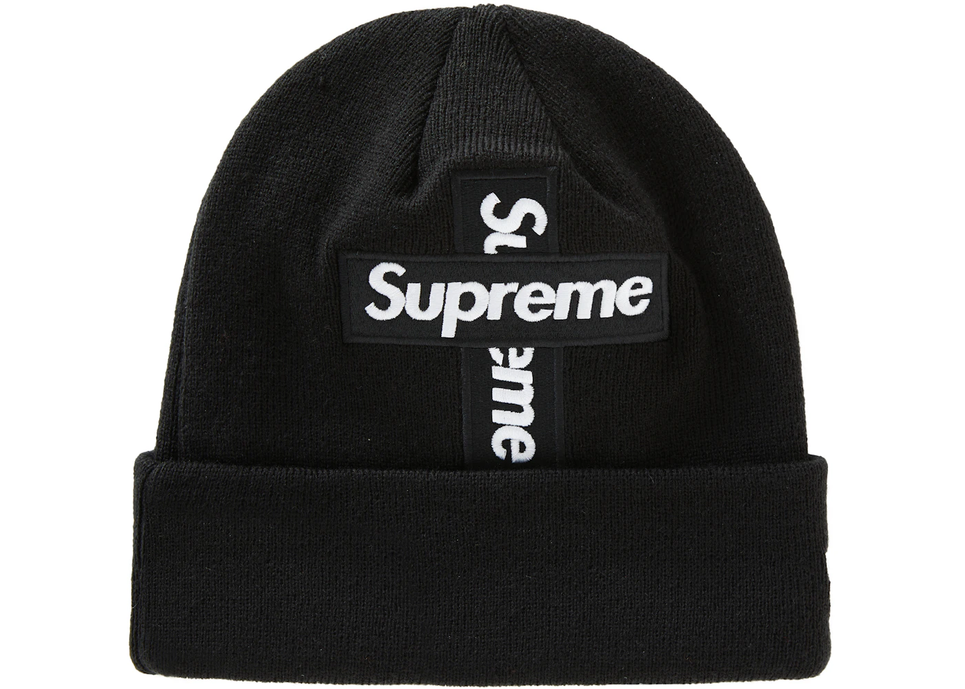 Supreme box logo beanie black Outlet
