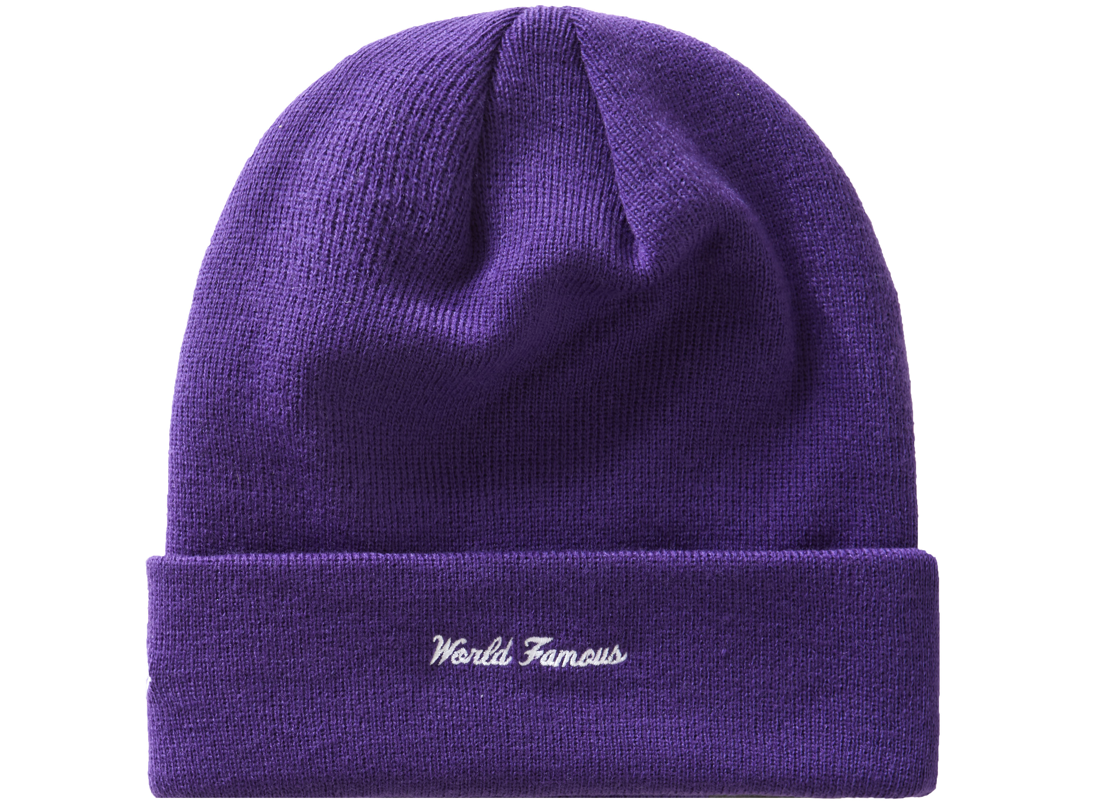 Supreme New Era® Cross Box Logo Beanie 紫ニット帽/ビーニー