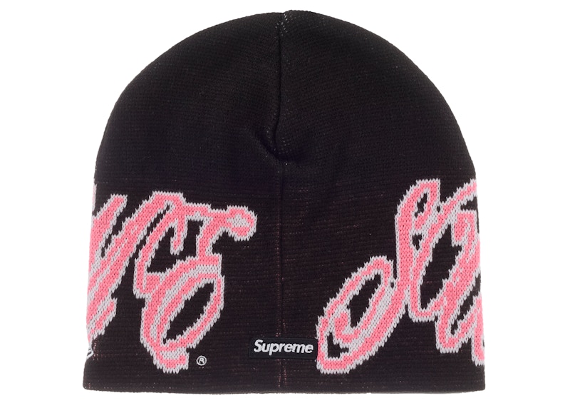 Supreme New Era Cursive Beanie Black - SS26 - US
