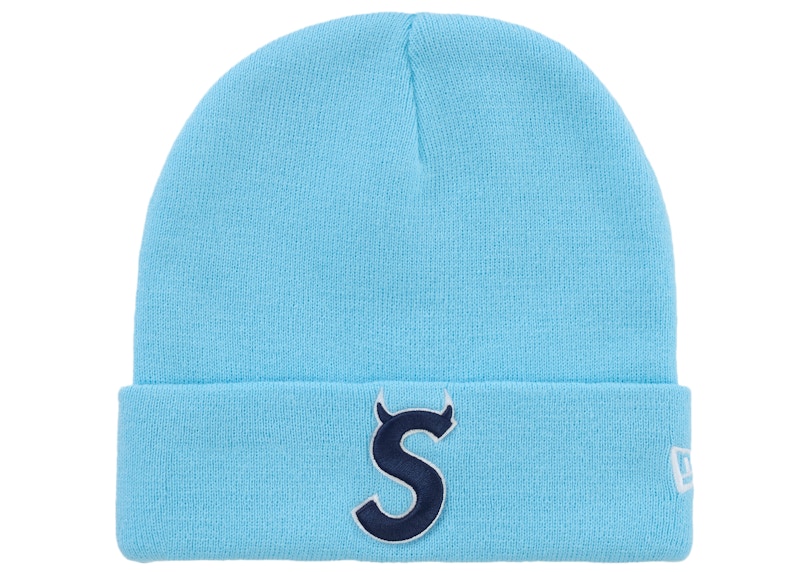 Supreme New Era Devil S Logo Beanie Light Blue - SS26 - US