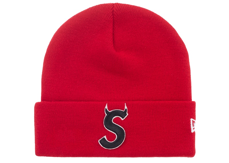 Supreme New Era Devil S Logo Beanie Red - SS26 - US