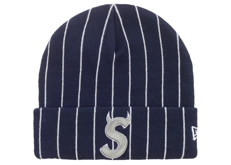 Supreme New Era Devil S Logo Beanie Stripe