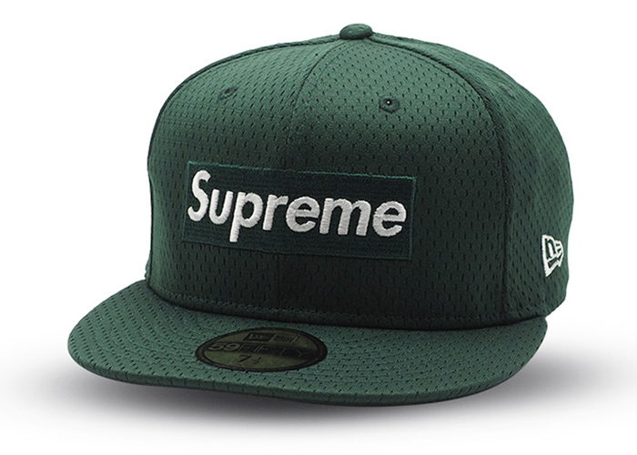Supreme New Era Mesh Box Logo Cap Dark Green Men's - SS18 - US