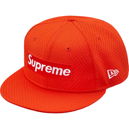 Supreme New Era Mesh Box Logo Cap Orange - SS18 Men's - US