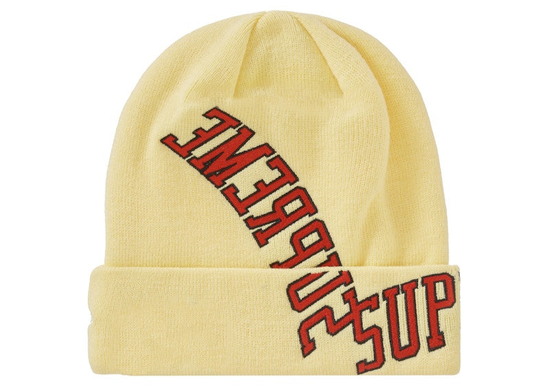 Supreme New Era Multi Arc Beanie Pale Yellow - SS22 - US