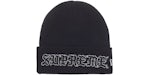 Supreme New Era Old English Beanie Black