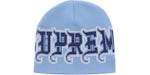 Supreme New Era Outline Beanie Light Blue
