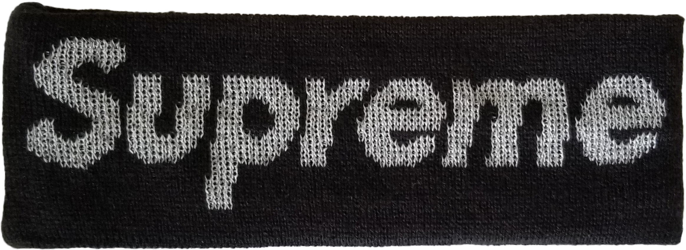 Supreme New Era Reflective Logo Headband (FW 16) Black - FW16