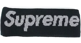 Supreme New Era Reflective Logo Headband (FW 17) Black