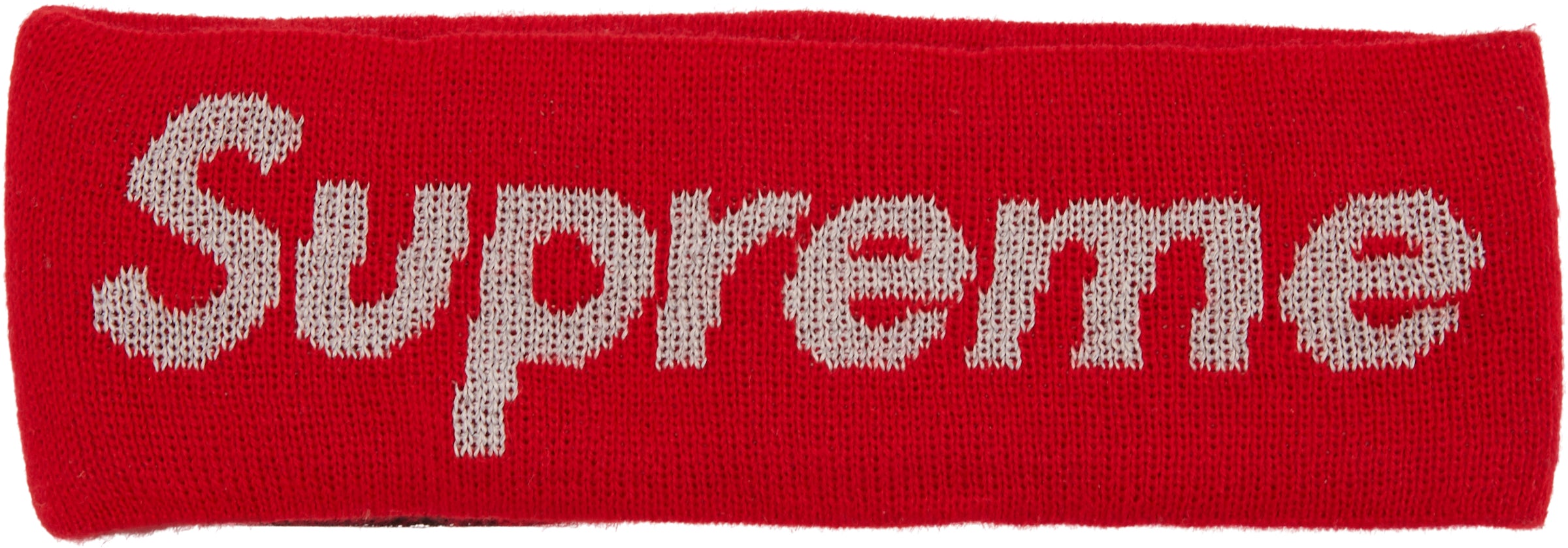 Supreme New Era Reflective Logo Headband (FW 17) Red
