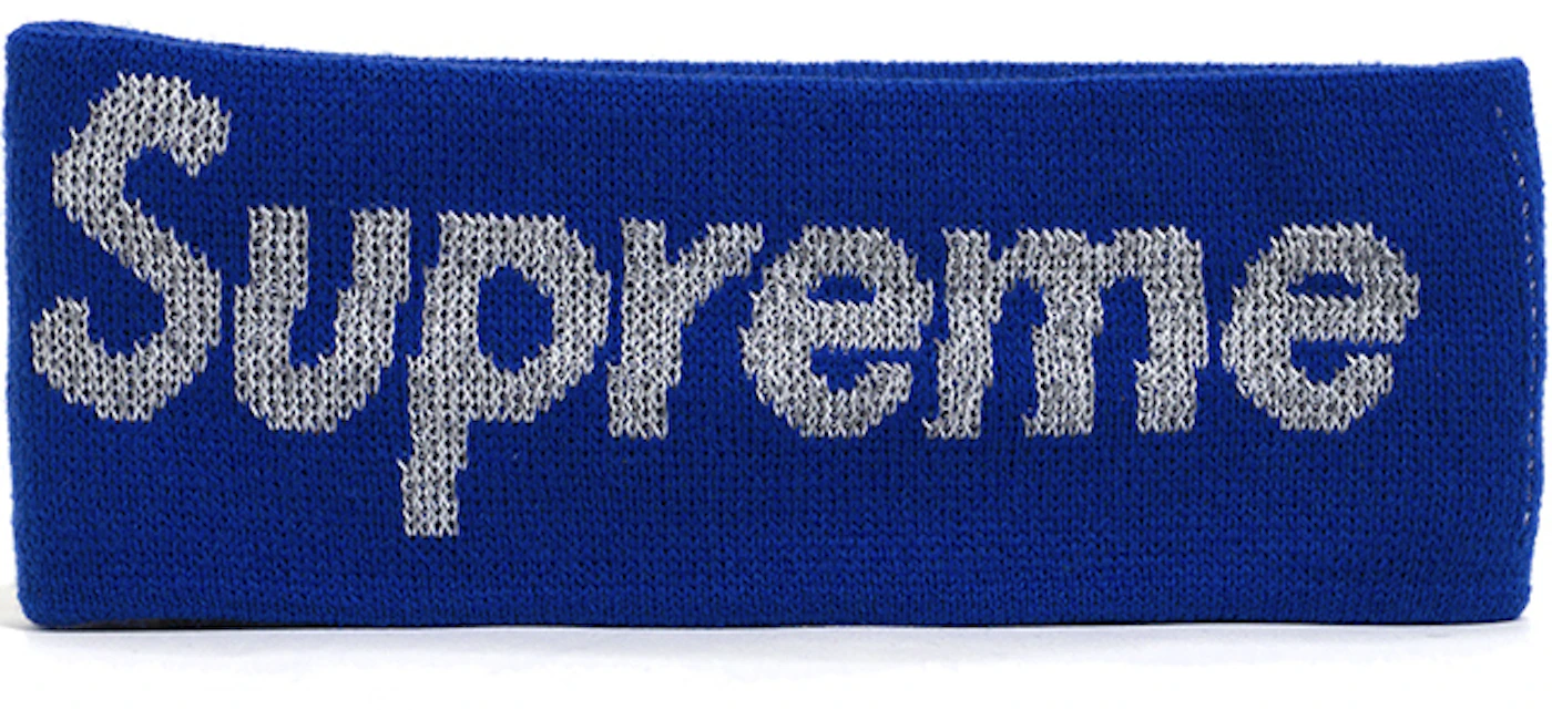 Supreme New Era Reflective Logo Headband (FW 16) Royal - FW16 - US