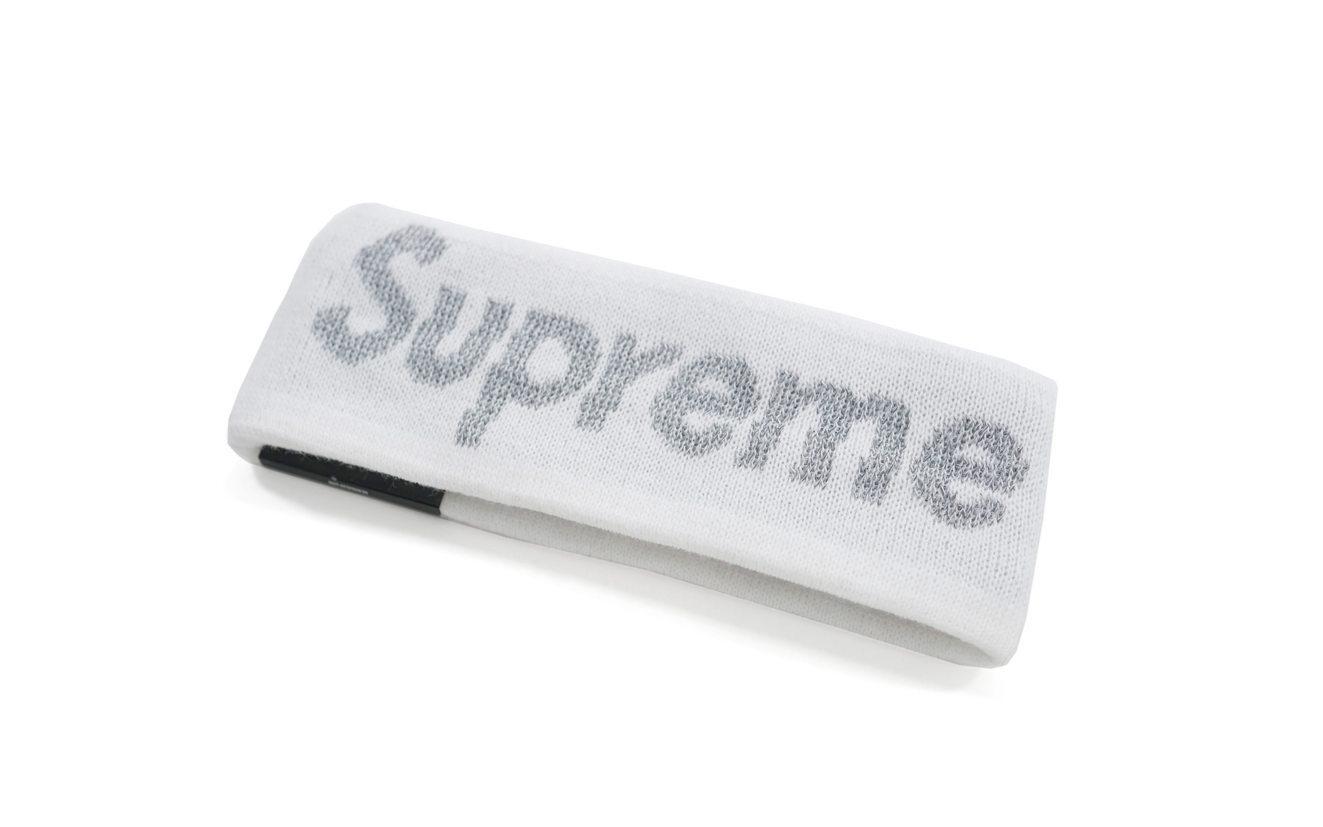 Supreme New Era Reflective Logo Headband (FW 16) White - FW16 - US