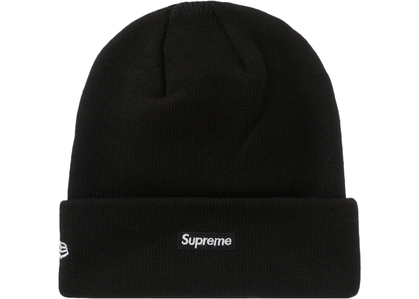 Supreme new era black beanie Clearance