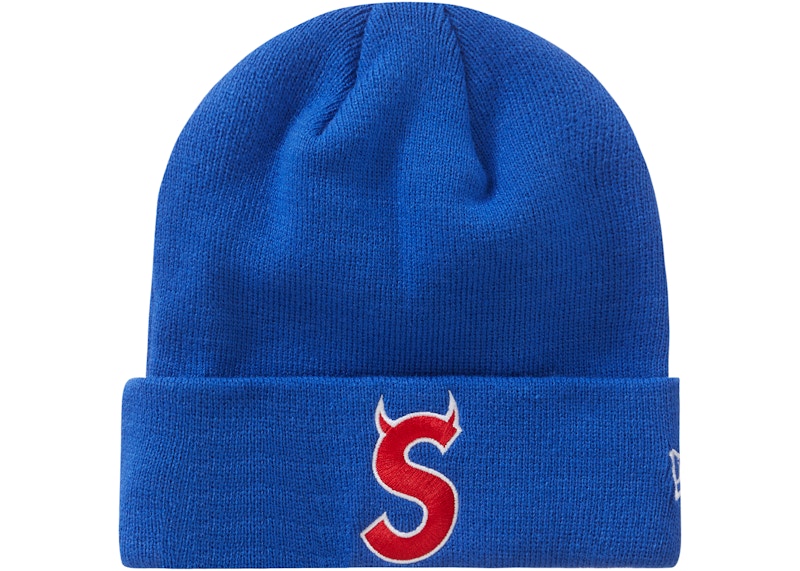 Supreme New Era Box Logo Beanie (FW22) Blue - FW22 - US