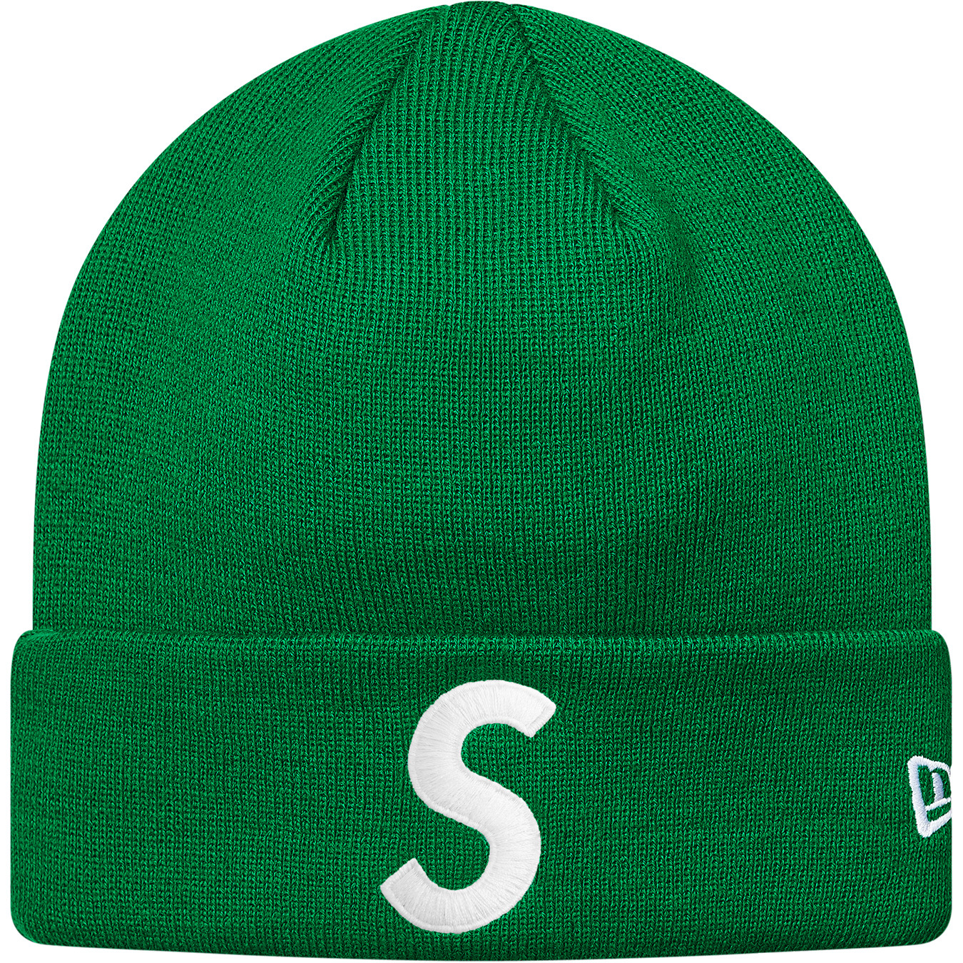 Supreme New Era S Logo Beanie Green