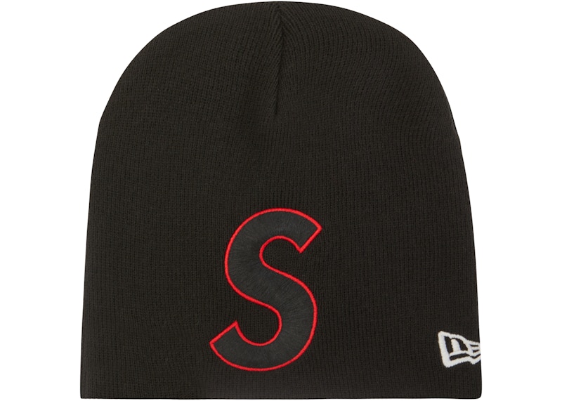 Supreme New Era S Logo Beanie Black-