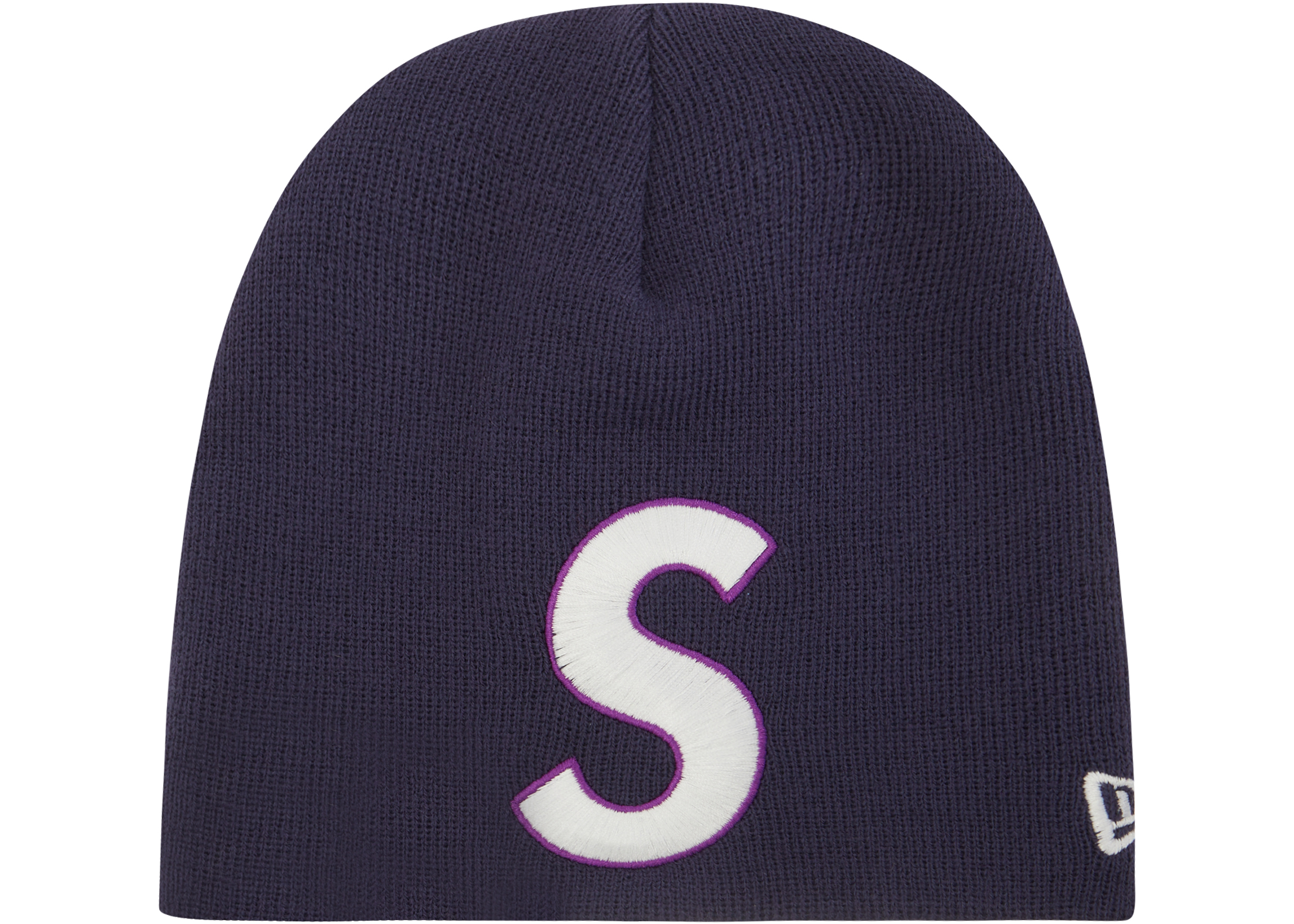 supreme New Era® S Logo Beanie navyニット帽/ビーニー