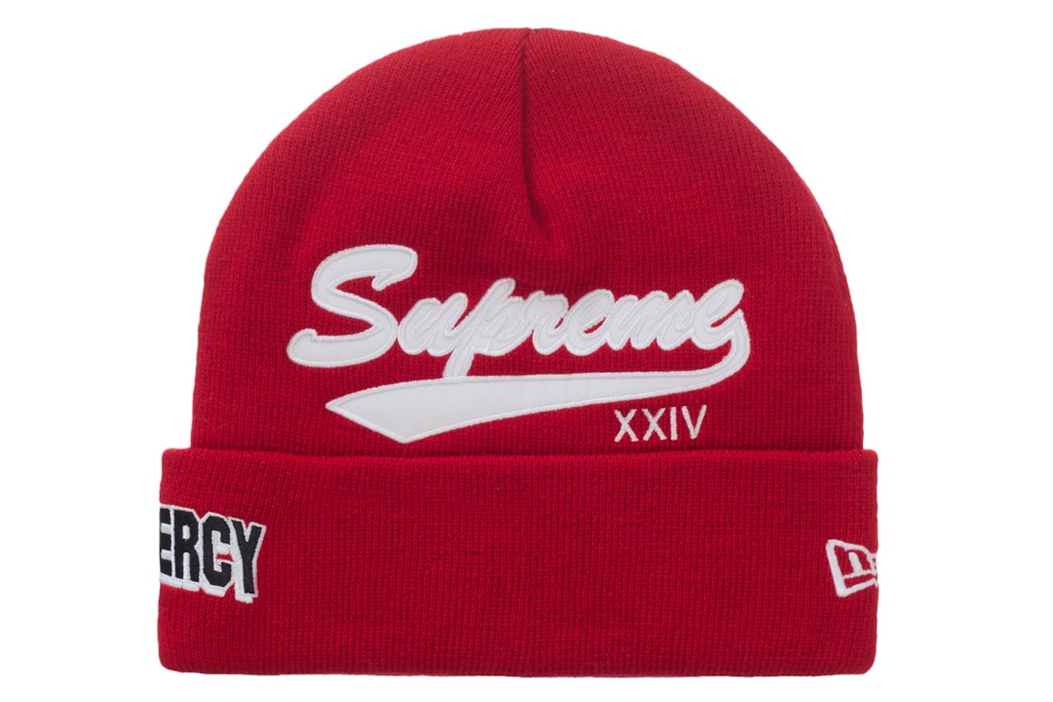 Pre-owned Supreme New Era Salvation Beanie Red