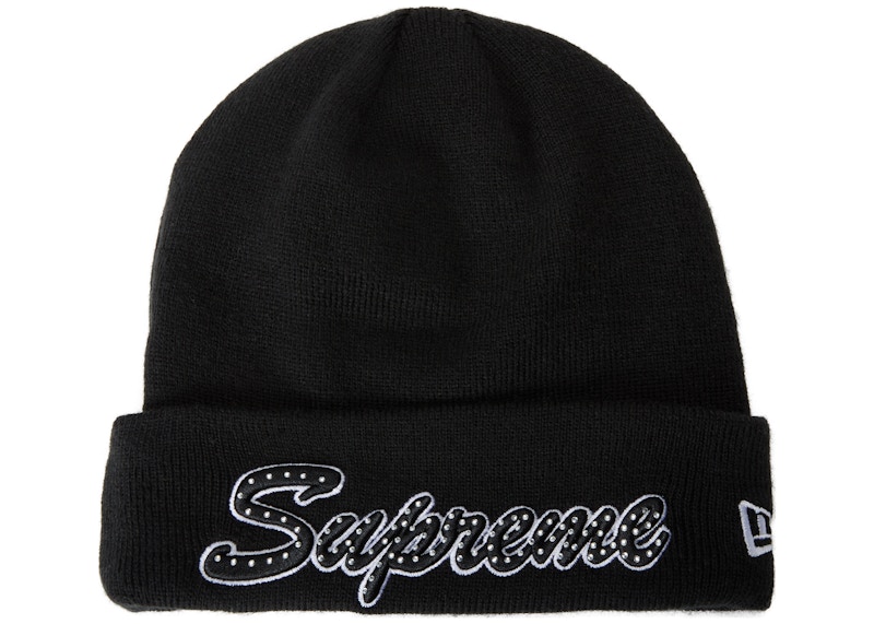 Supreme New Era Script Beanie (FW18) Black