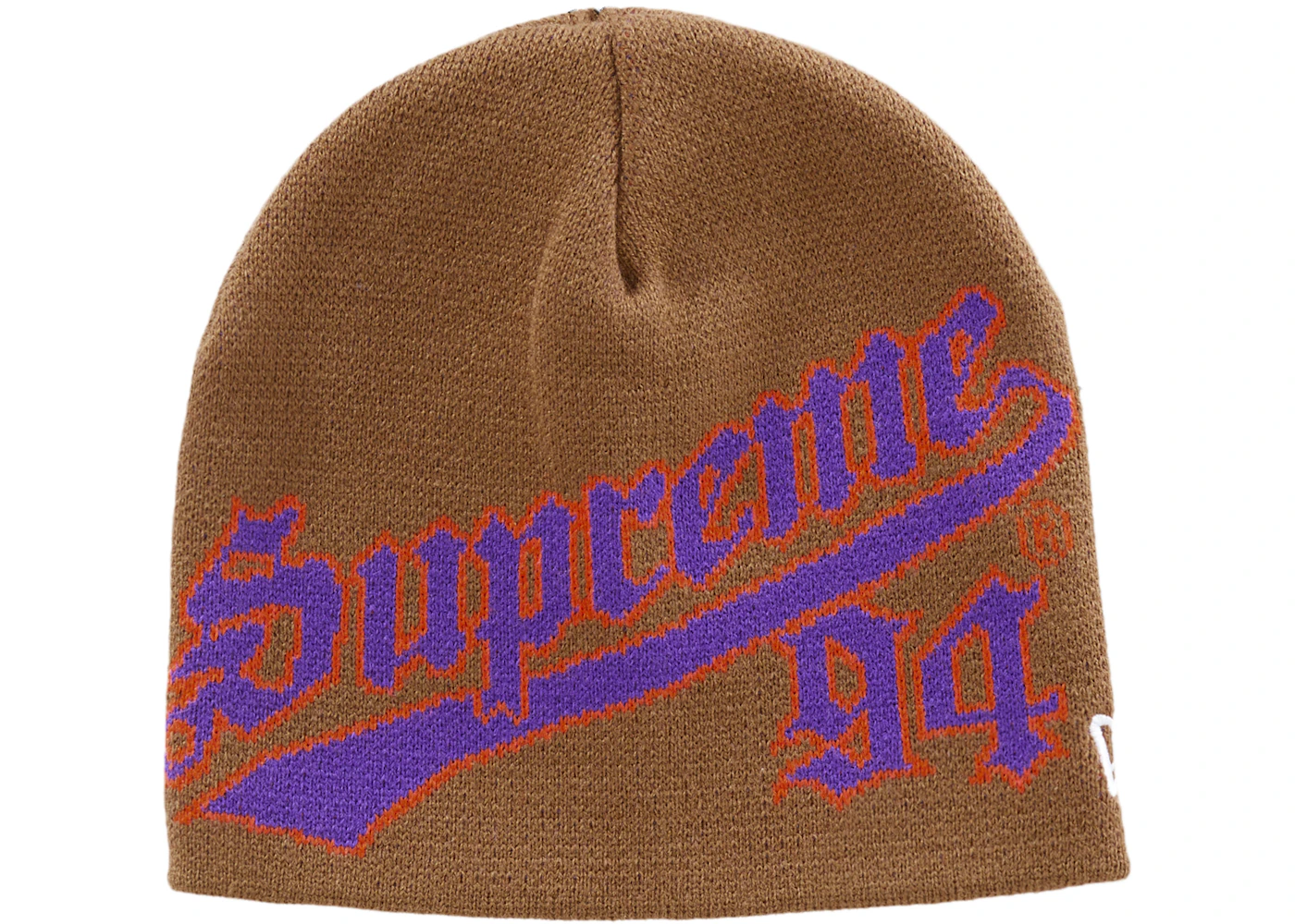 Supreme New Era Script Beanie (FW22) Brown - FW22 - US
