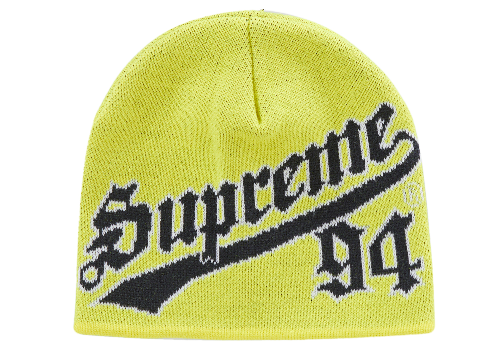 Supreme New Era Script Beanie (FW22) Yellow - FW22 - US