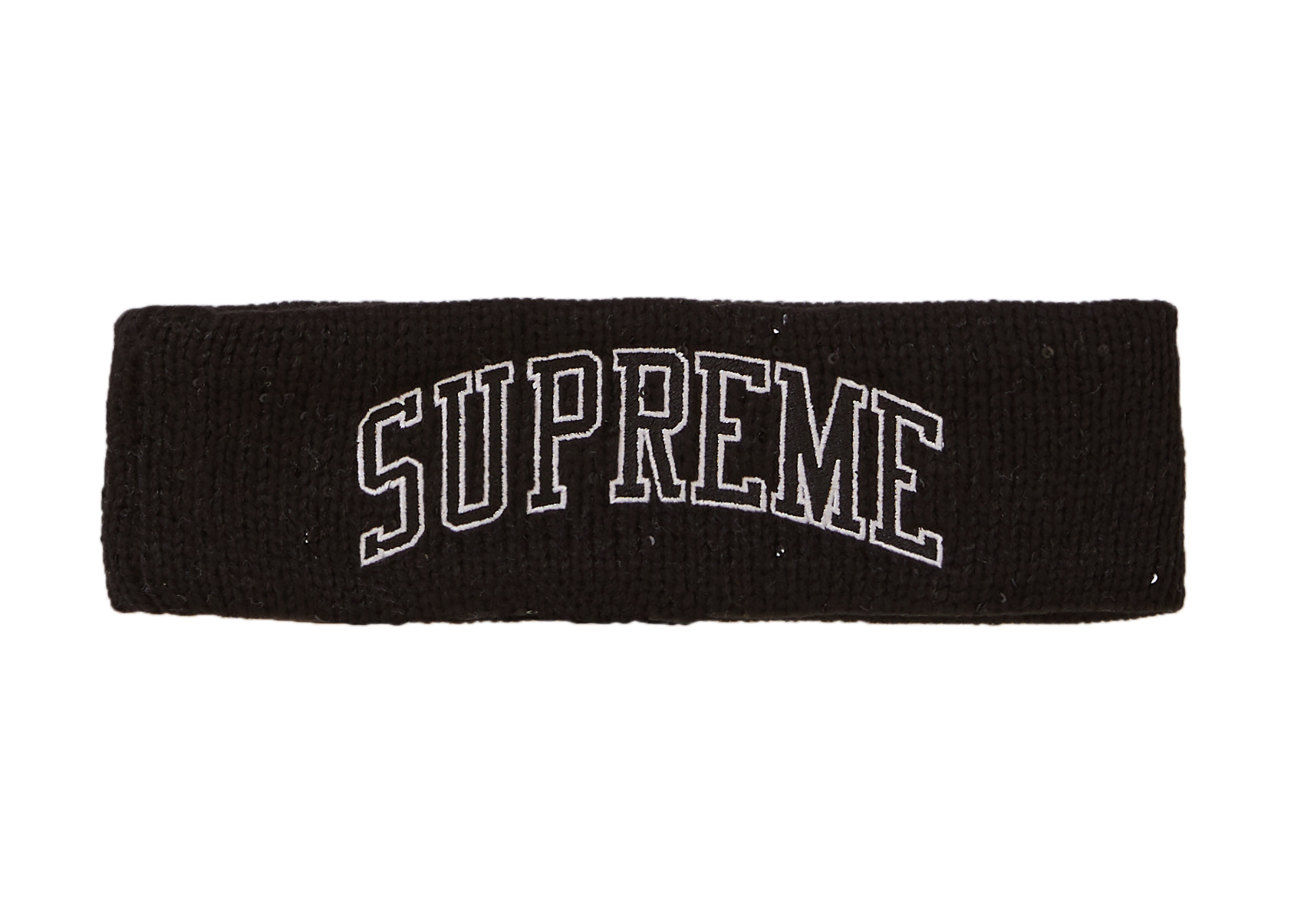 Supreme FW18 New Era Sequin Arc Logo Headband beanie cap camp logo box hat tee 
