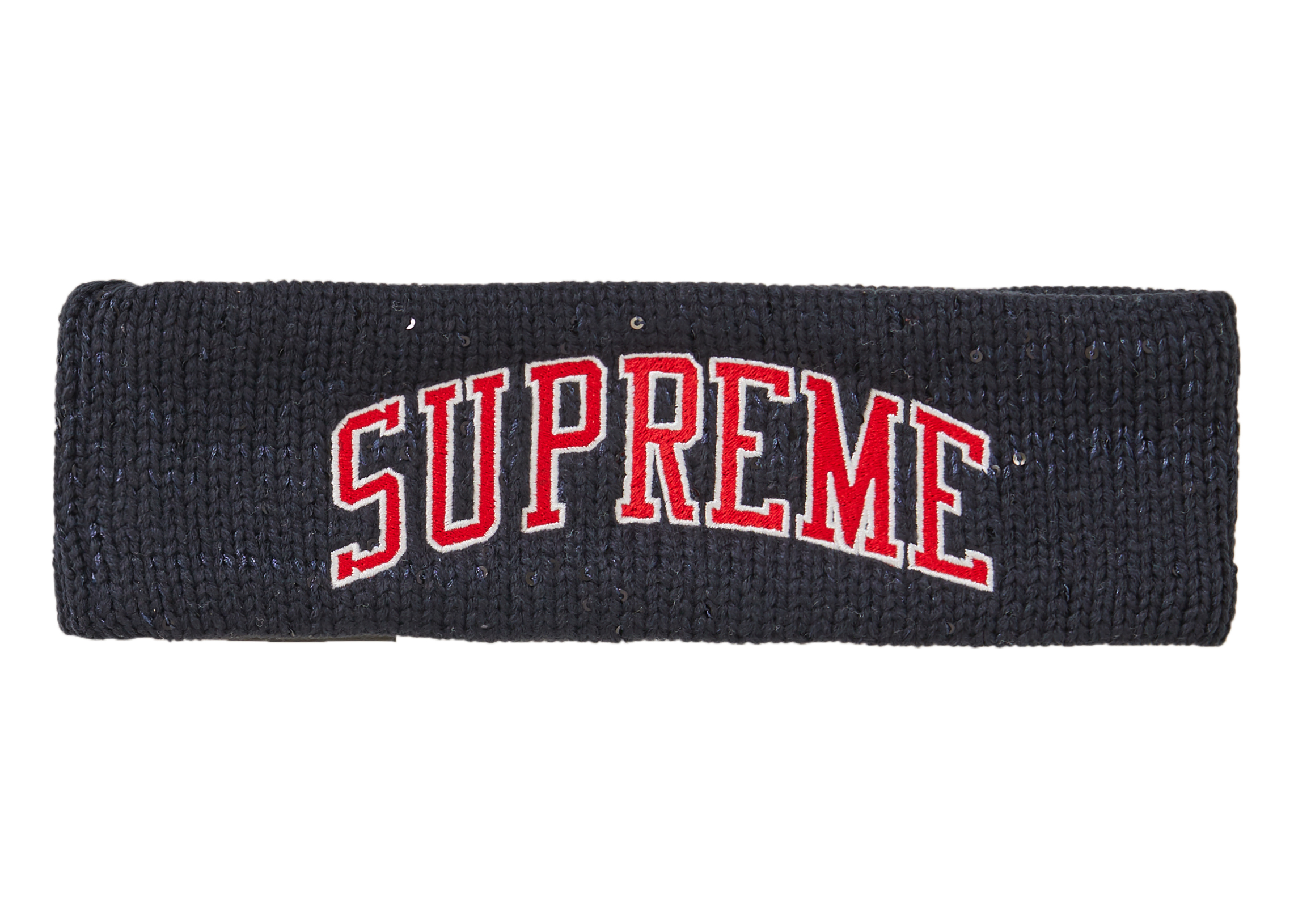 SUPREME New Era Sequin Arc Logo Headband