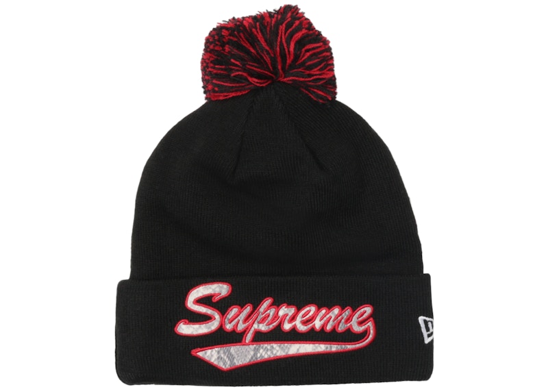 17Fw supreme New Era Snake Script Beanie