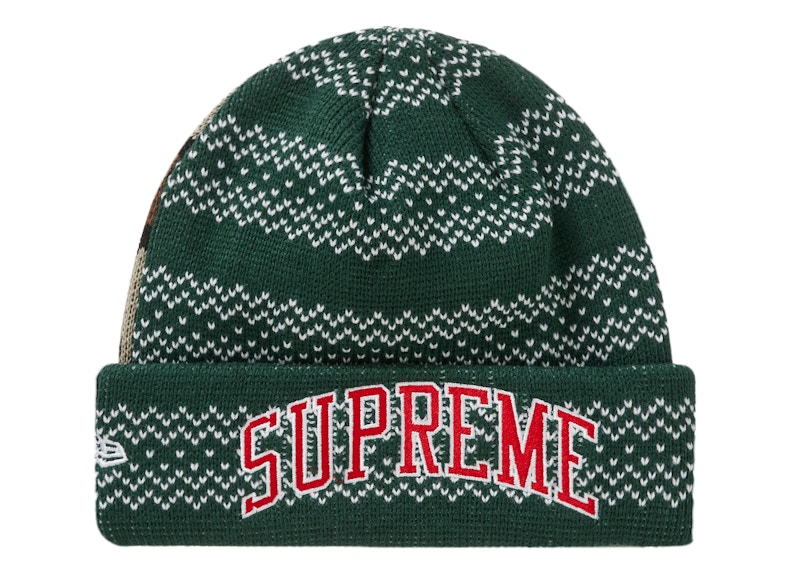 Supreme New Era Split Beanie Black - FW22 - US