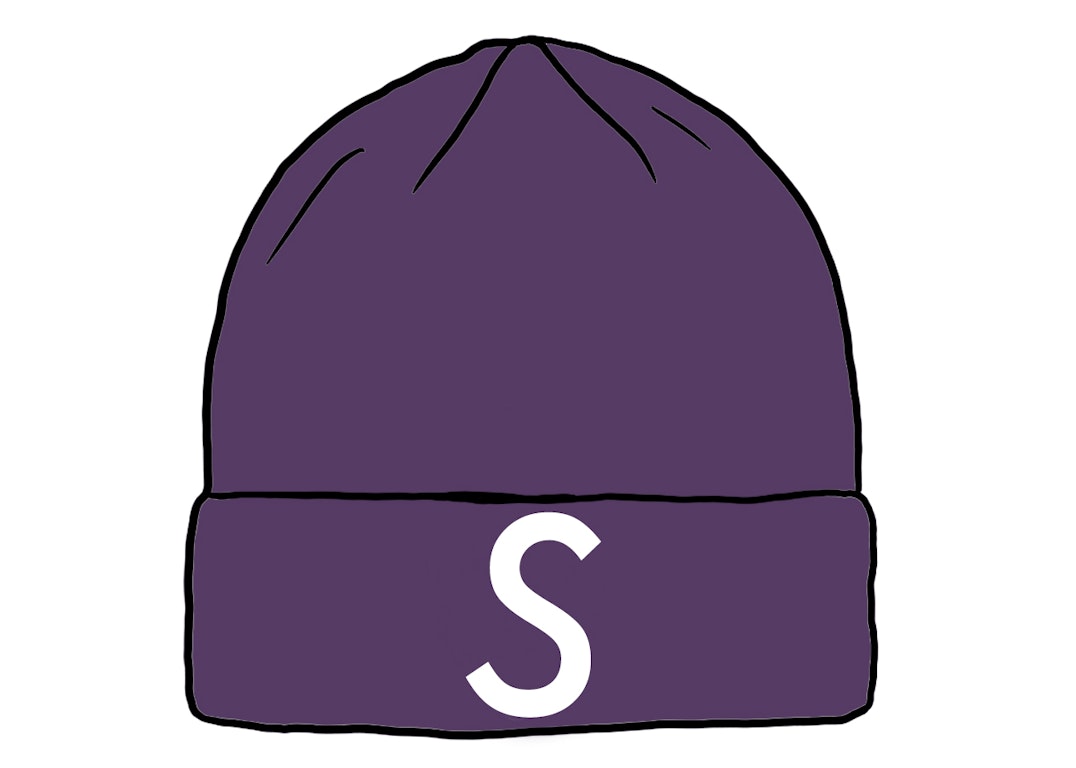 Pre-owned Supreme New Era Swarovski S Logo Beanie Purple
