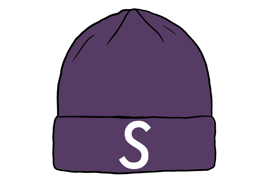 Pre-owned Supreme New Era Swarovski S Logo Beanie Purple