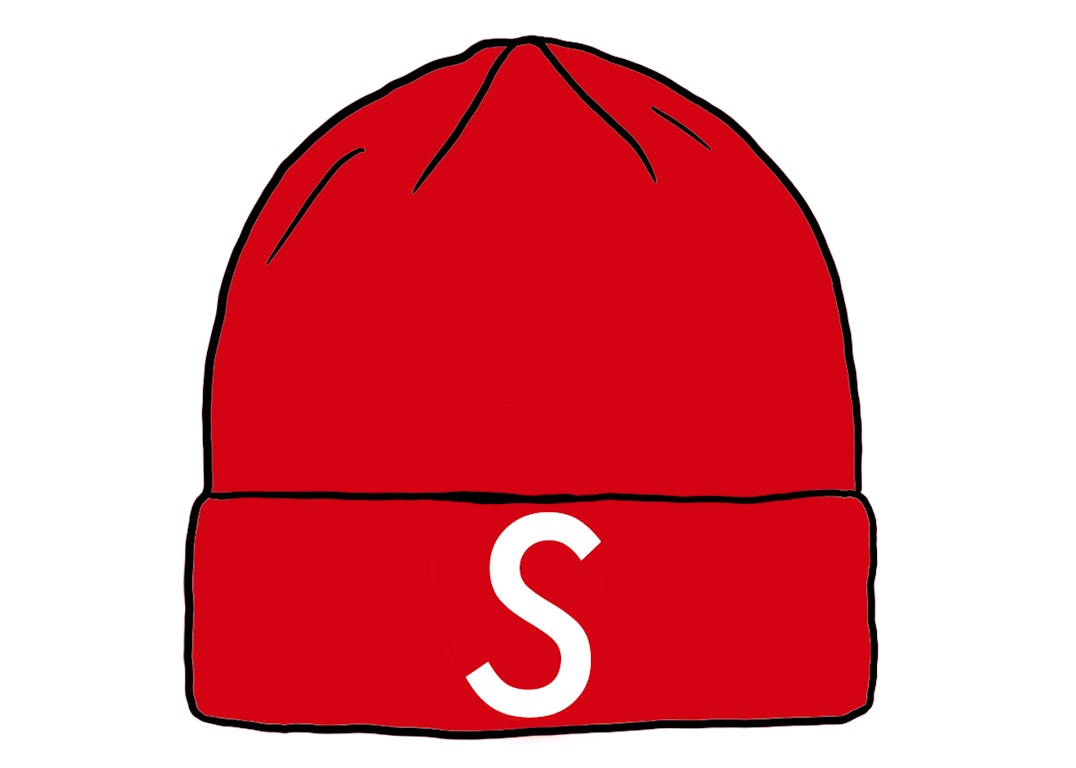 Pre-owned Supreme New Era Swarovski S Logo Beanie Red
