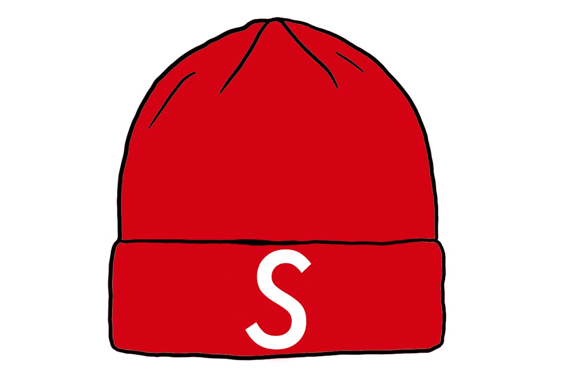 Pre-owned Supreme New Era Swarovski S Logo Beanie Red