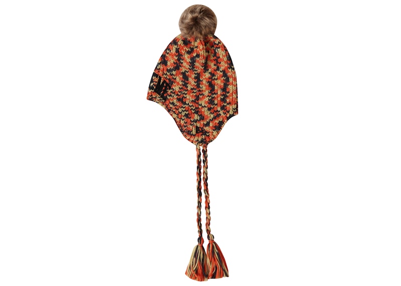 Supreme New Era Toboggan Beanie Orange FW22 US