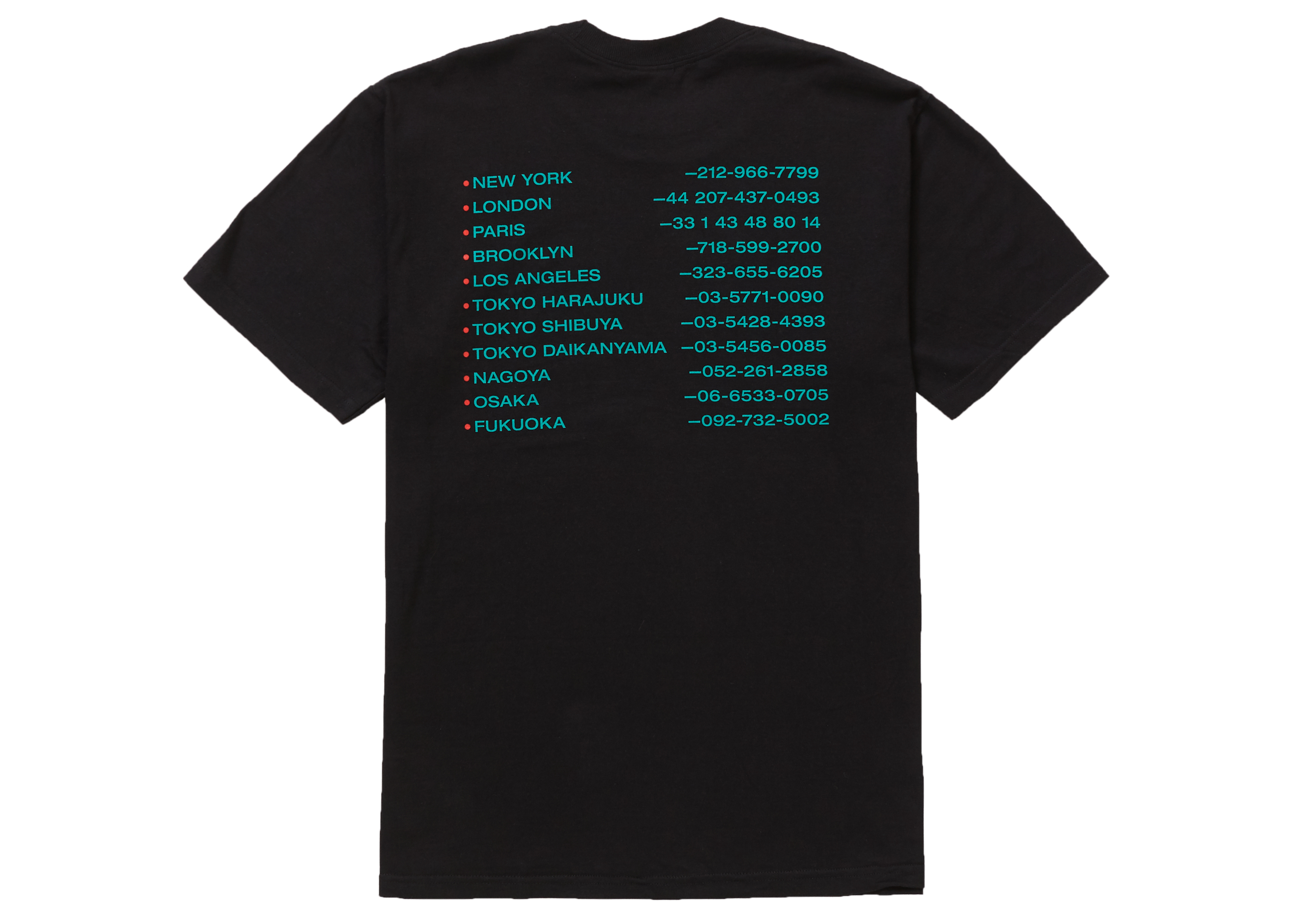 Supreme New Shit Tee Black Men's - FW19 - US