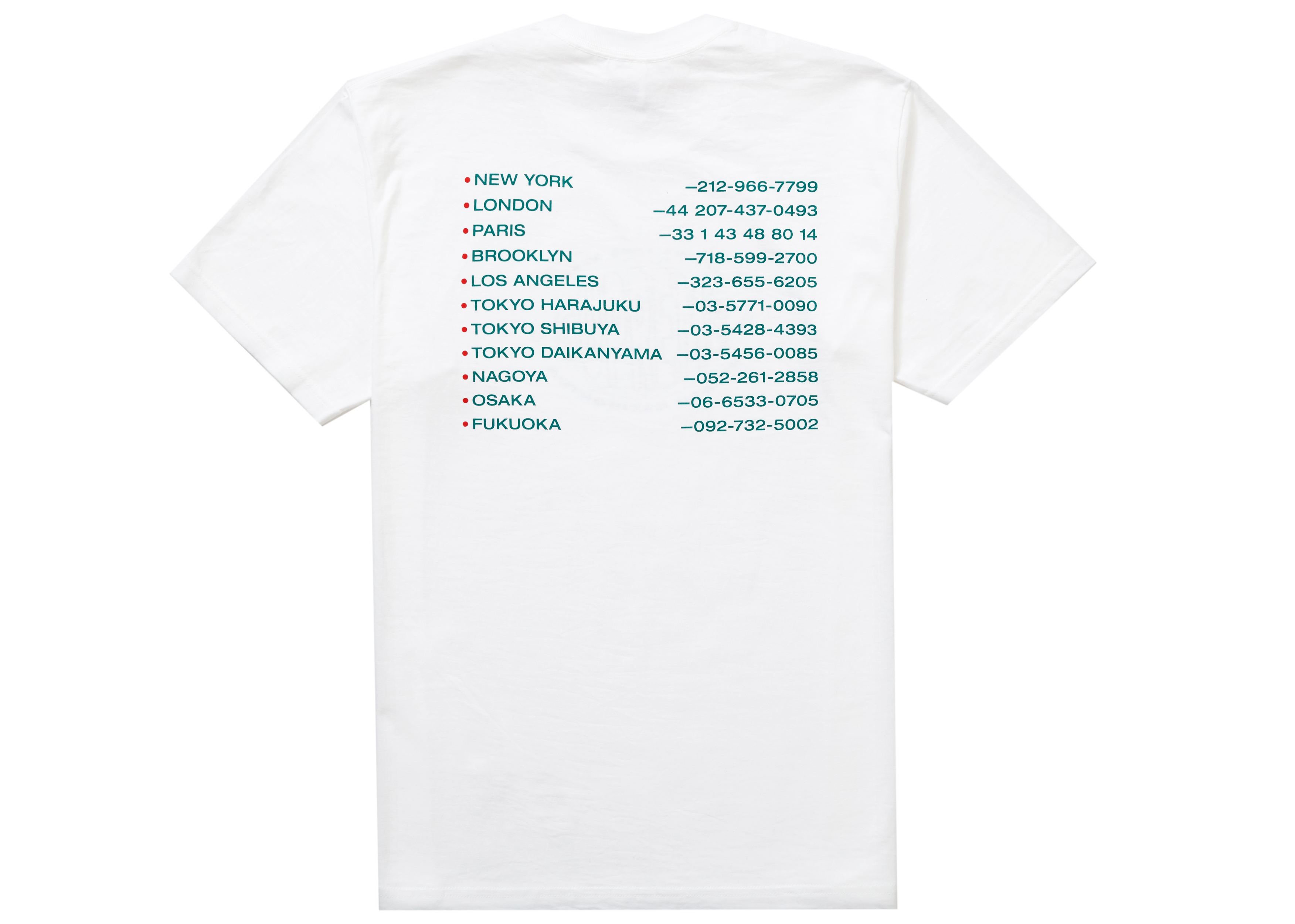 Supreme New Shit Tee White Men's - FW19 - US