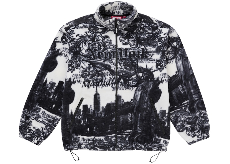 Supreme New York Fleece Jacket White メンズ - FW25 - JP