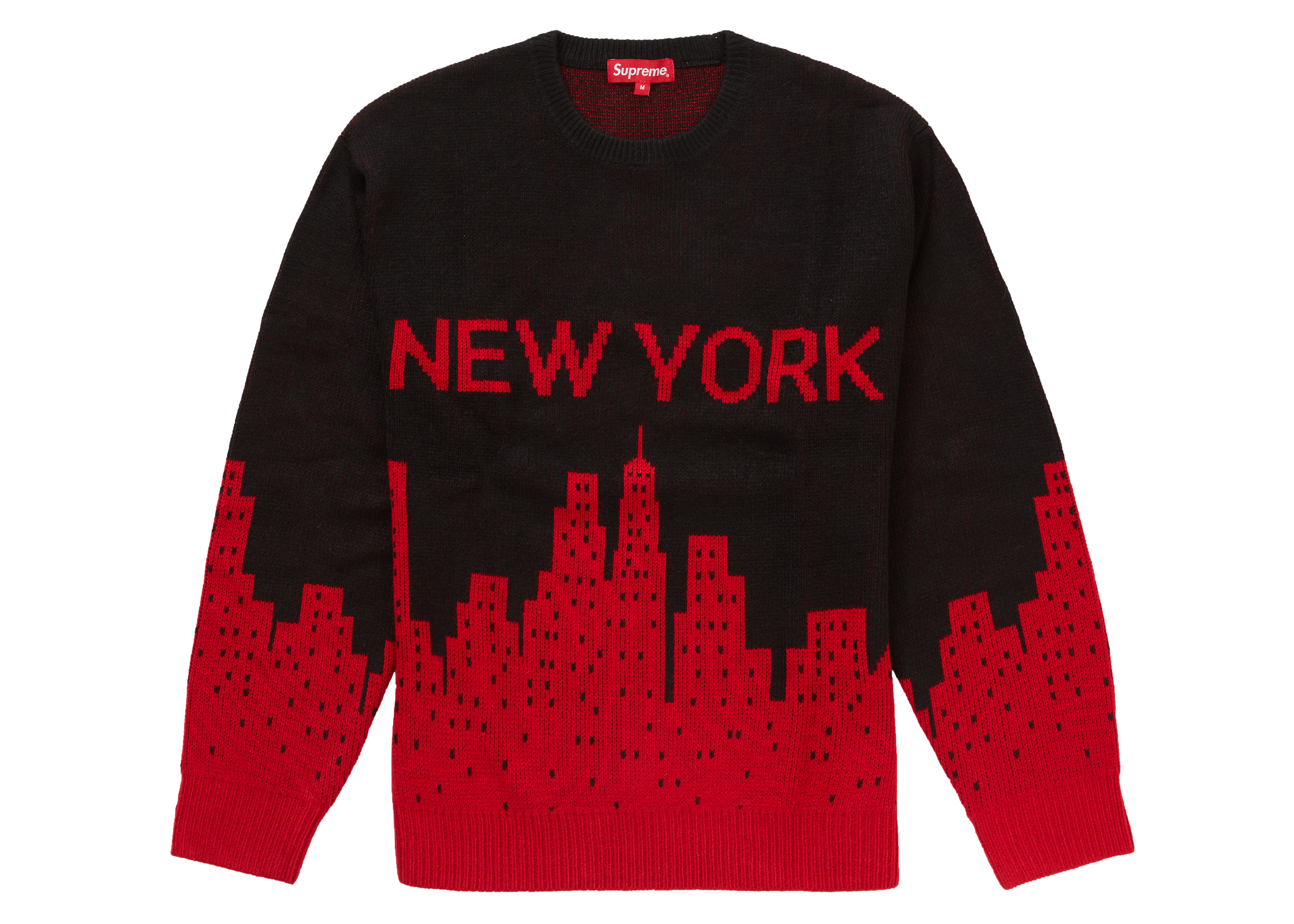 Supreme New York Sweater Black Men's - SS20 - GB