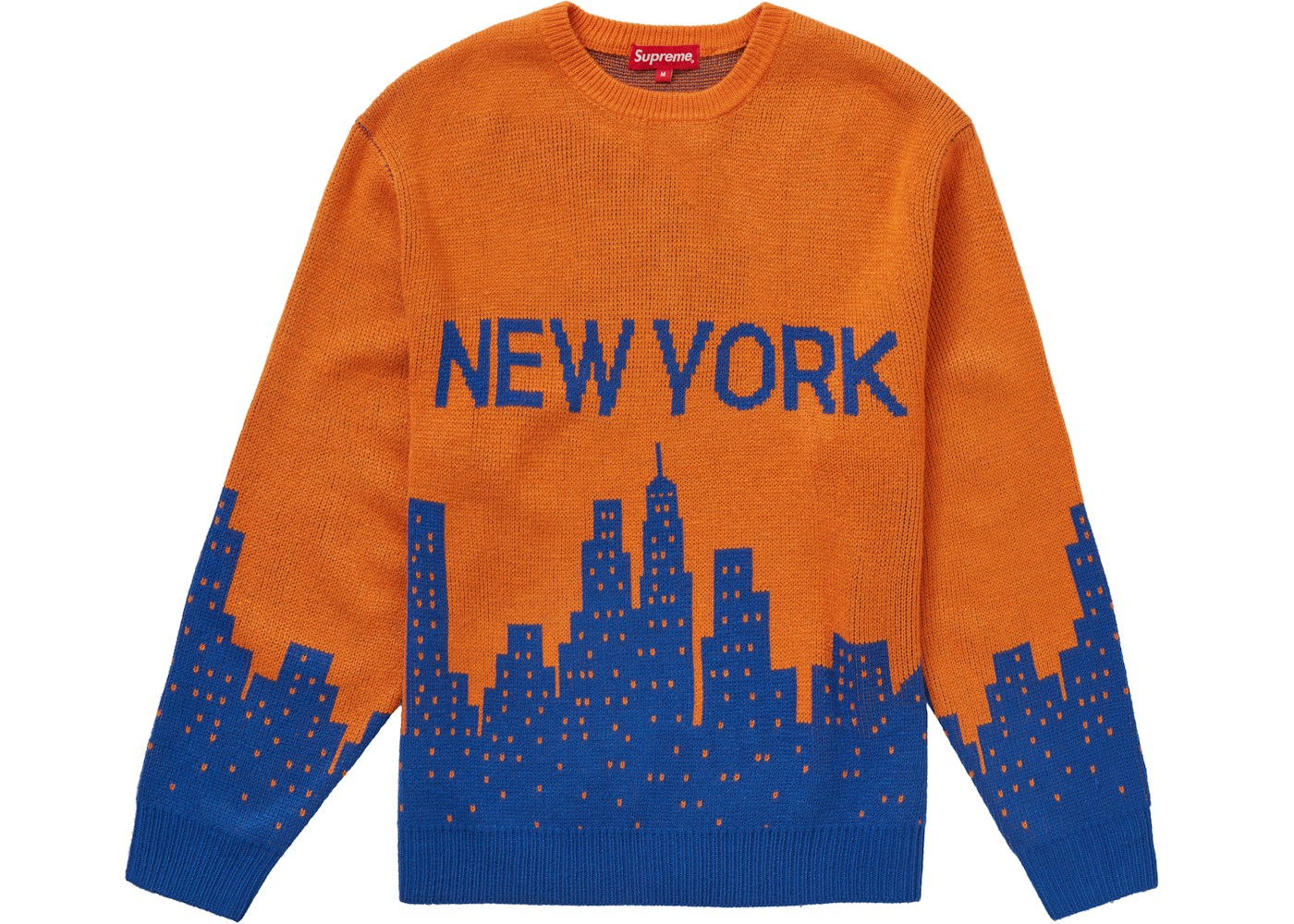 Supreme New York Sweater Orange - SS20